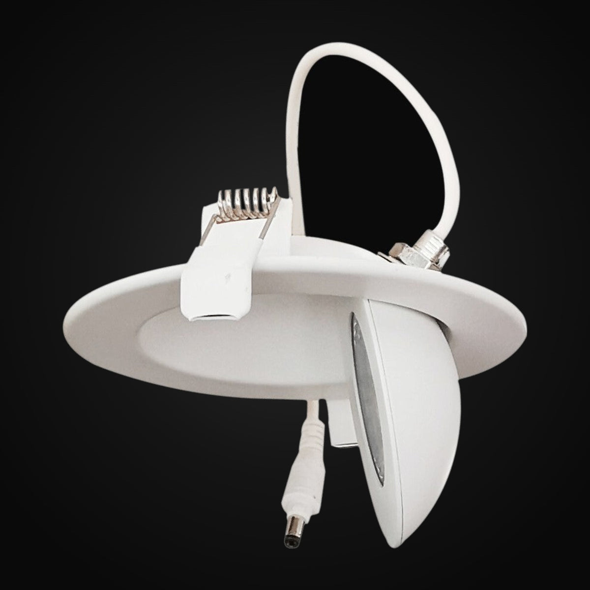 Encastré multi-orientable 3,5 po, rotation 360°, 9 W, nickel brossé