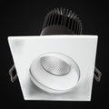 Encastré orientable en retrait 3,5 po rond et carré VO-SP3.5W12-120-D-5WAY (blanc ou noir)