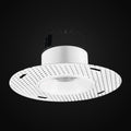 Encastré DEL sans cadrage 3,5 po, 12 W, gradation triac, 800 lm, 5CCT, 120 V, emplacement mouillé, rond, blanc