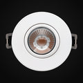 Encastré orientable (eyeball) 3 po rond et carré 8 W VO-GRP3W8-120-D-5WAY (blanc ou noir)