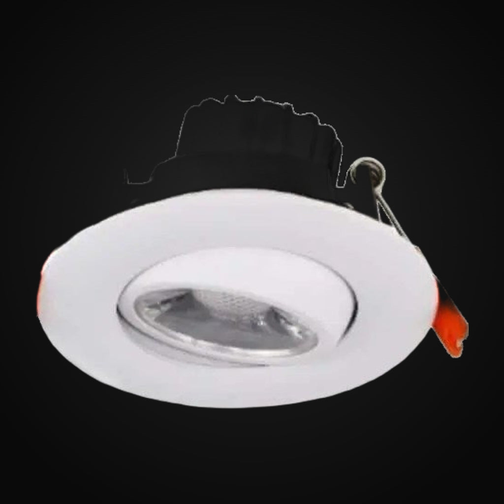 Encastré DEL orientable 3 po, 8 W, 3000K, 550 lm, gradation triac 10-100 %, 120 V, rond
