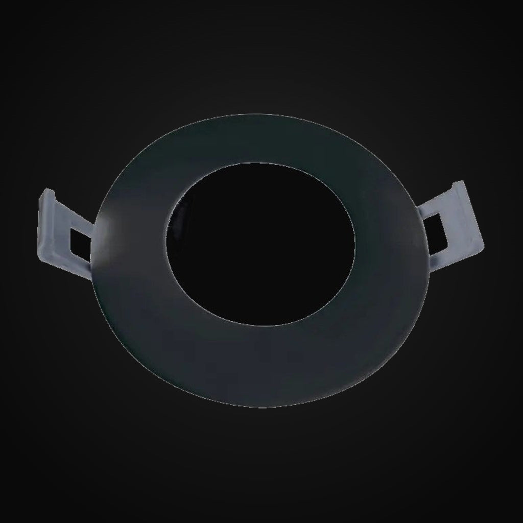 Panneau encastré mince 3 po 5CCT, noir