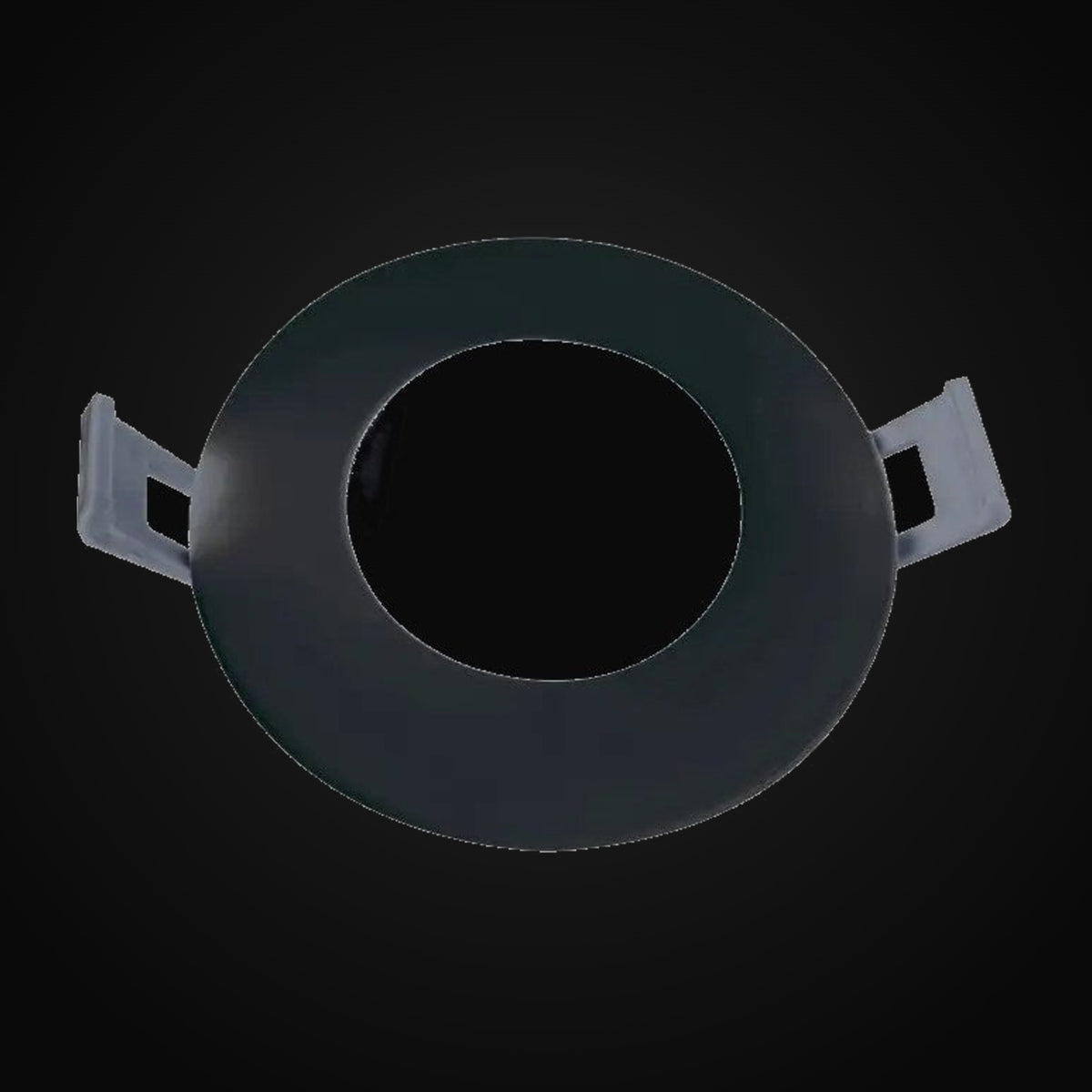 Panneau encastré mince 3 po 5CCT, noir