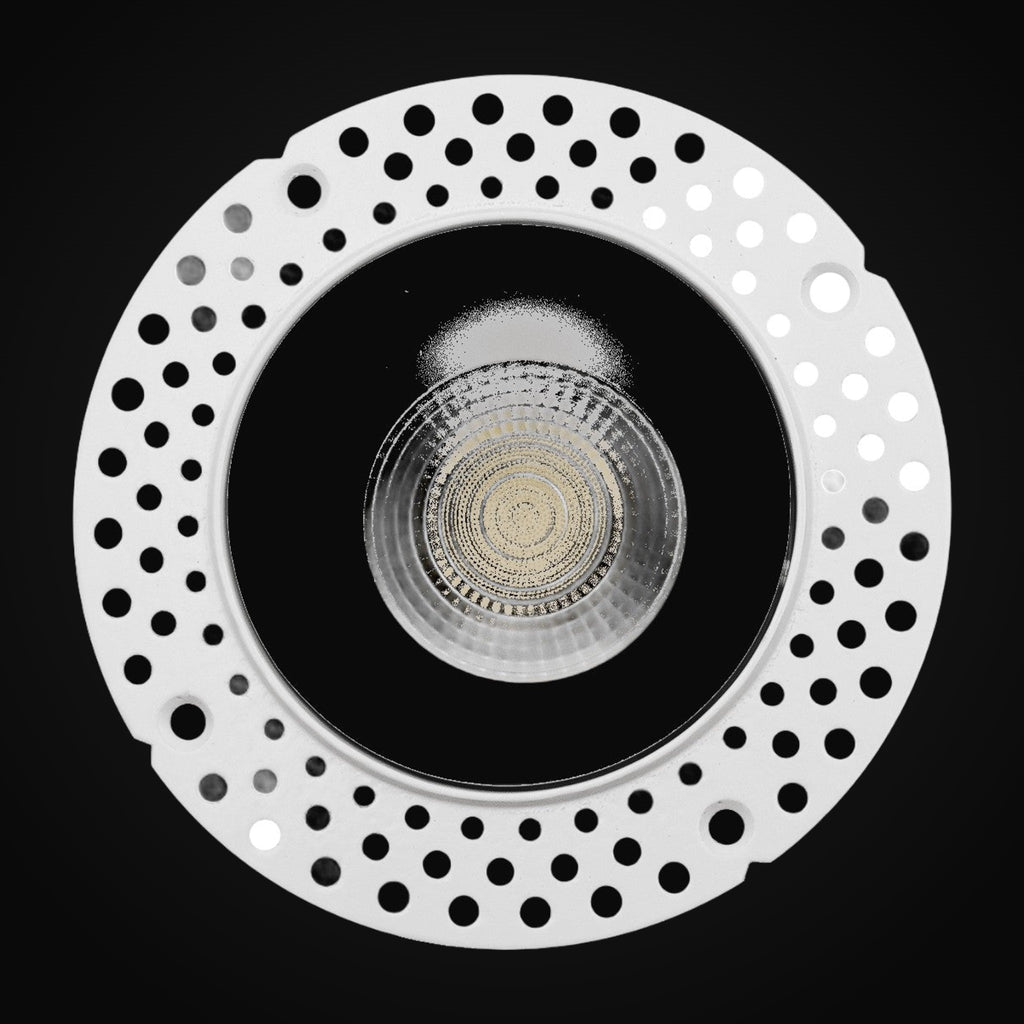 Encastré sans cadrage 3 po 12 W VO-TL3W12-120-D (blanc ou noir)