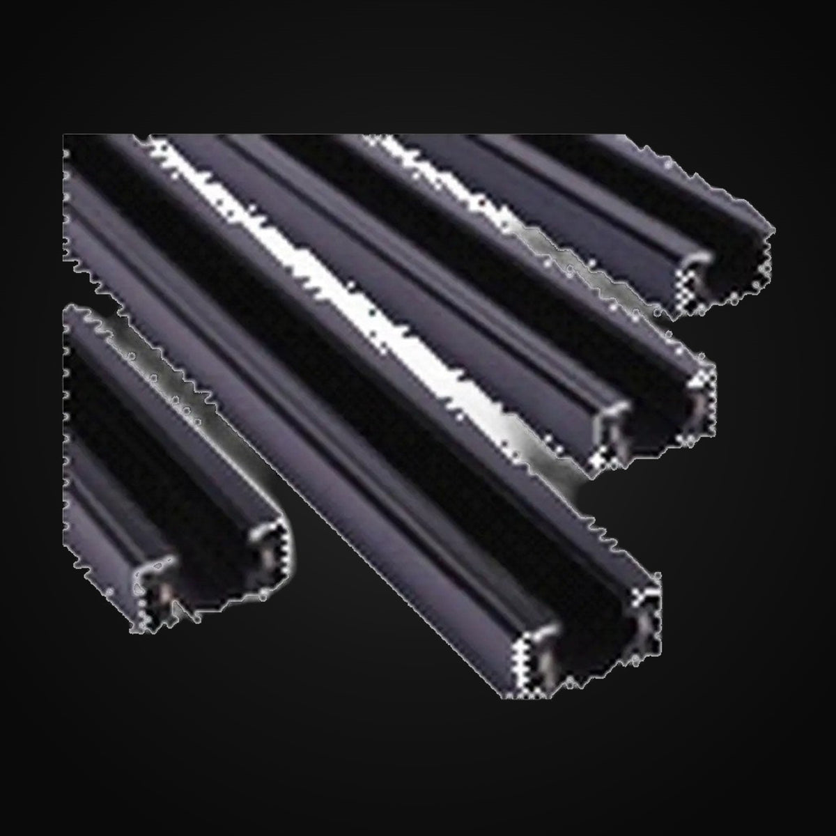 Accessoire rail 3 fils en surface – borne d'alimentation, blanc et noir