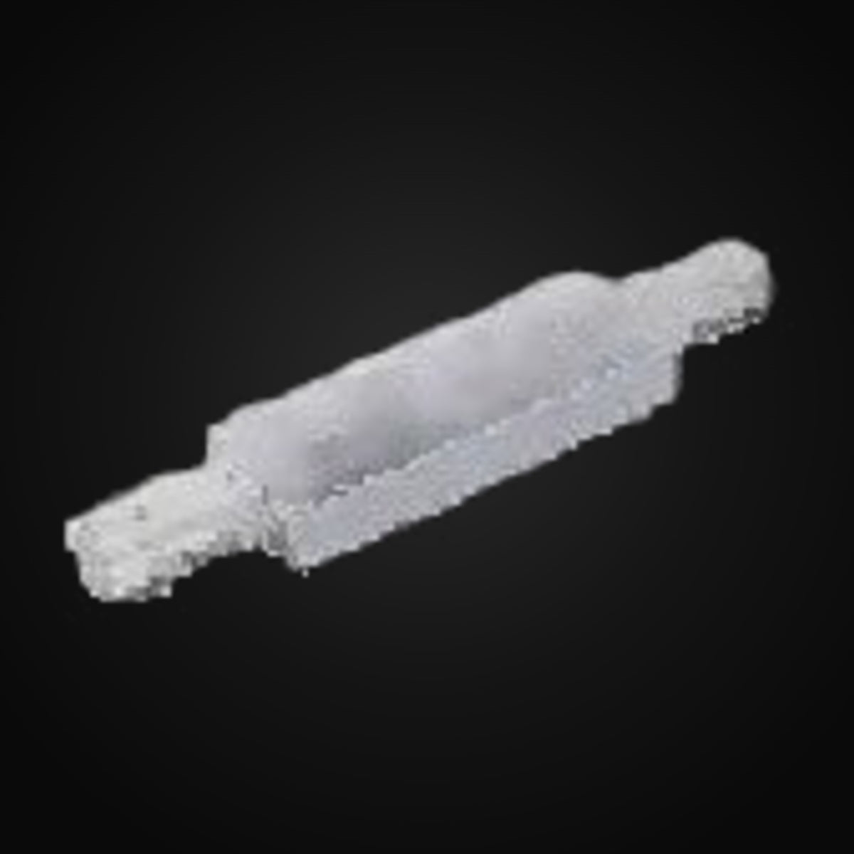 Accessoire rail 3 fils en surface – connecteur droit B, blanc et noir