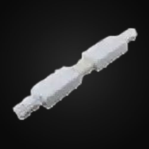 Accessoire rail 3 fils en surface – connecteur droit flexible, blanc et noir