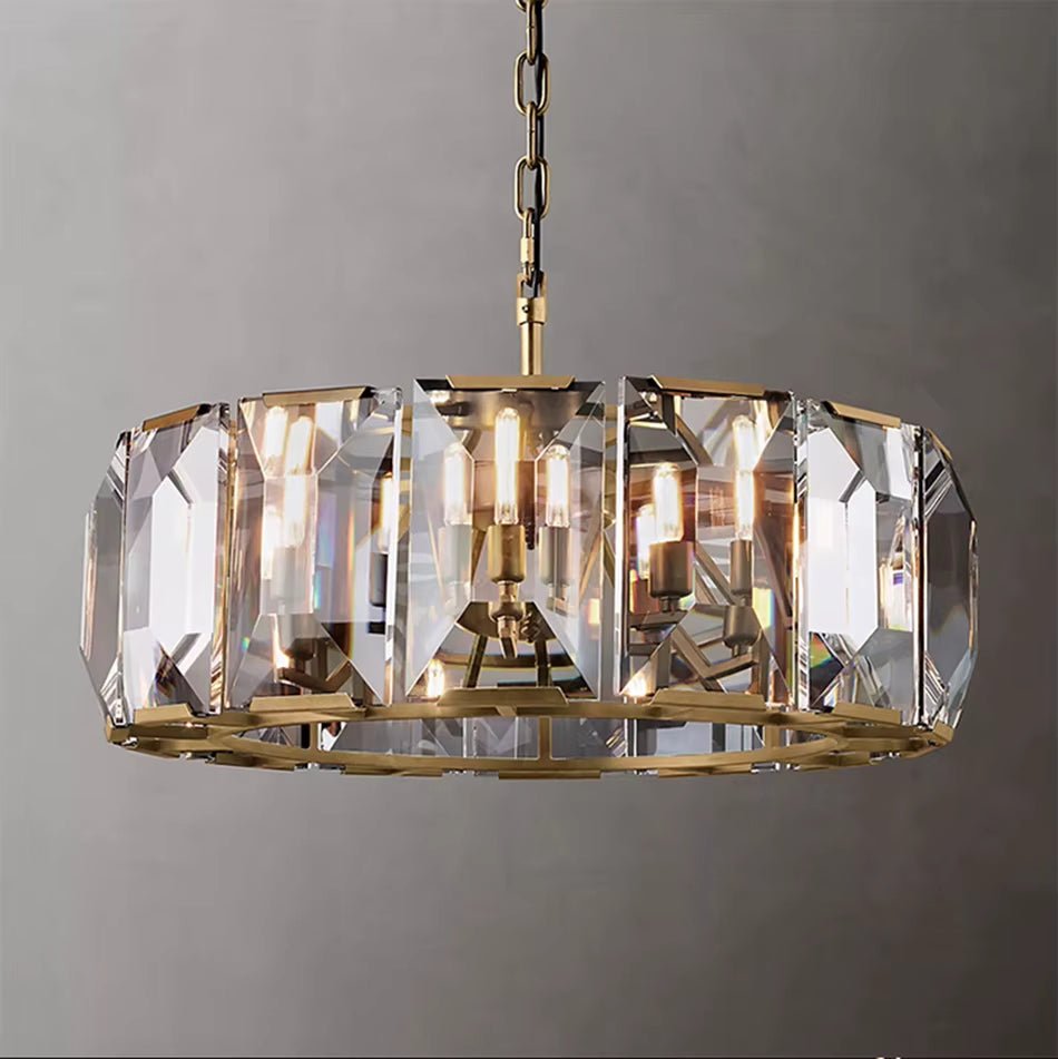 Lustre Brookhill 31 po en cristal – vue 3