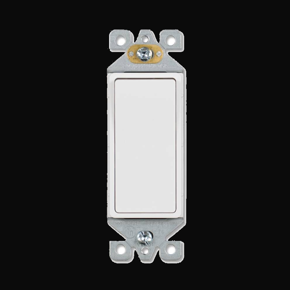 Interrupteur 3 voies – 15 A – 125 V – blanc – V1