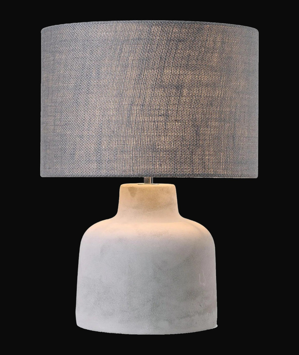 Lampe de table en béton