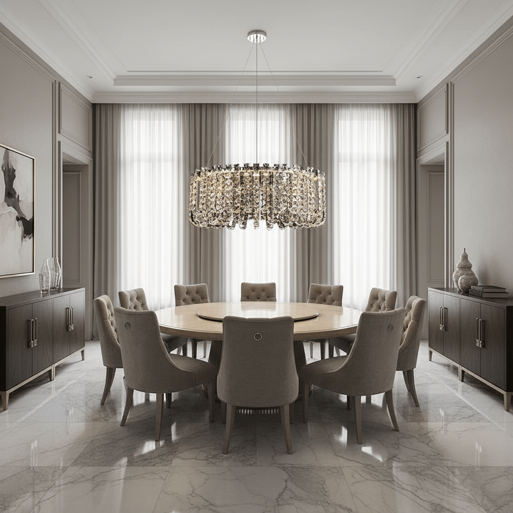 Lustre Bacci en perles de cristal – vue 3