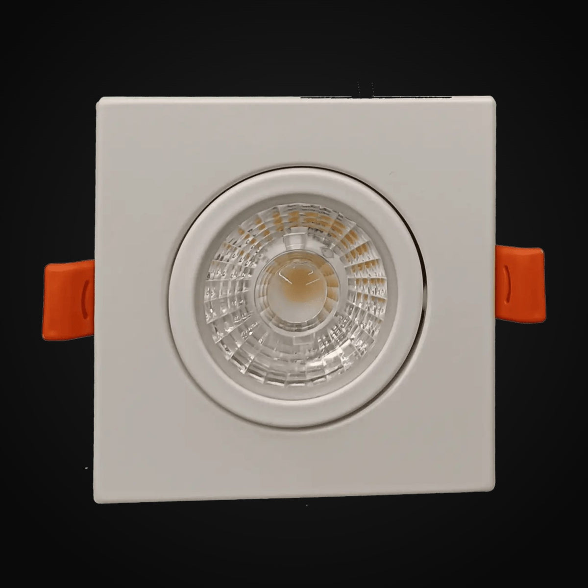 Encastré orientable 3 po 3CCT carré, blanc