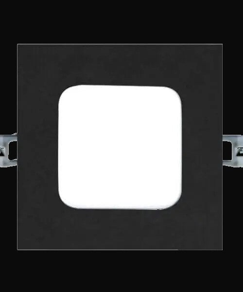 Panneau encastré mince carré 4 po 3CCT 12 W ajustable – vue 2