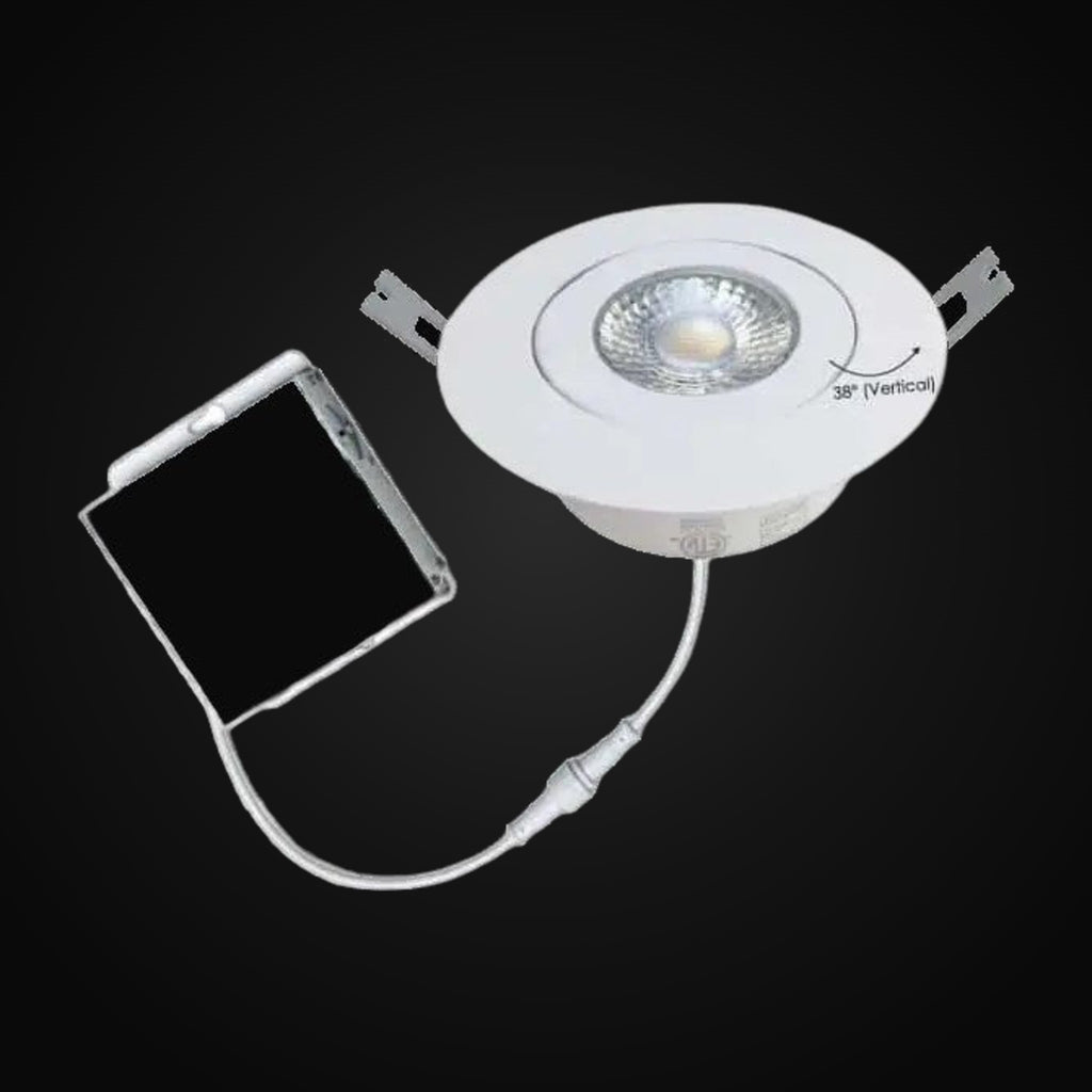 Encastré orientable étanche 4 po RGB avec télécommande