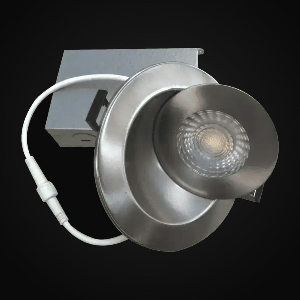 Encastré multi-orientable 4 po 5CCT, argent