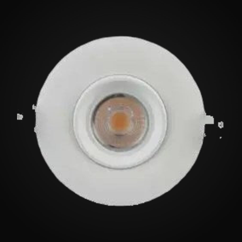 Encastré orientable (eyeball) rond 4 po 12 W GS-G4-D12-RD (blanc ou noir)