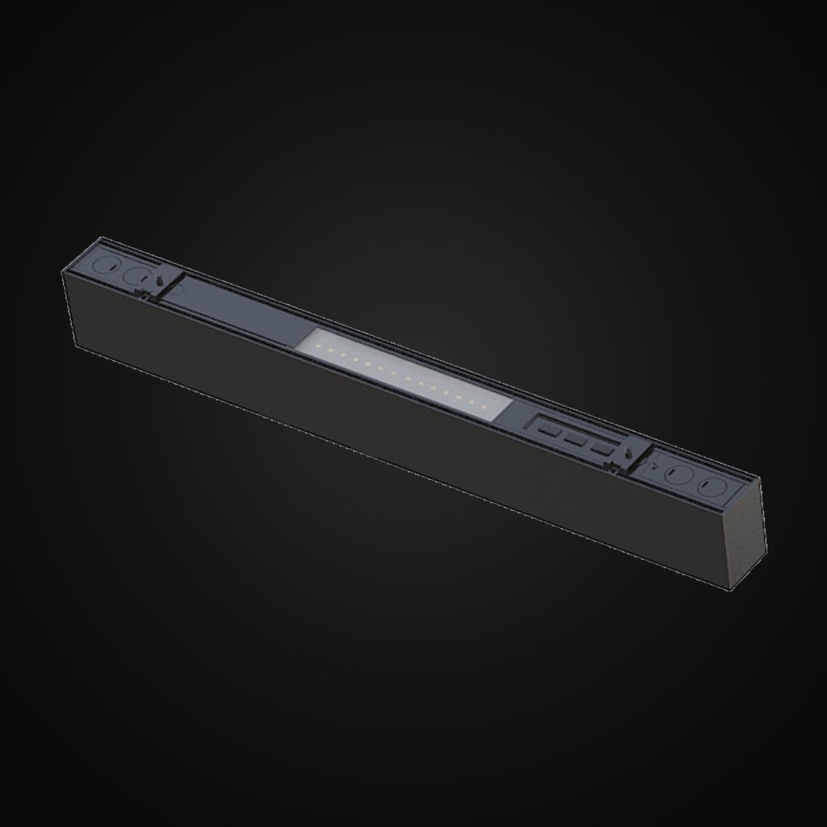 Luminaire linéaire 4 pi, 120-347 V c.a., puissance ajustable 30/40/50 W, gradation 0-10 V, IRC>80, 130 lm/W, 3CCT
