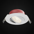 Encastré orientable rond mince coupe-feu 4 po 10 W – VO-GRP4W10-120-D-5Way-FR