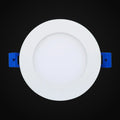Panneau DEL mince 4 po, 9 W, 700 lm, gradable, 5CCT présélectionnable, 120 V, rond, emplacement humide
