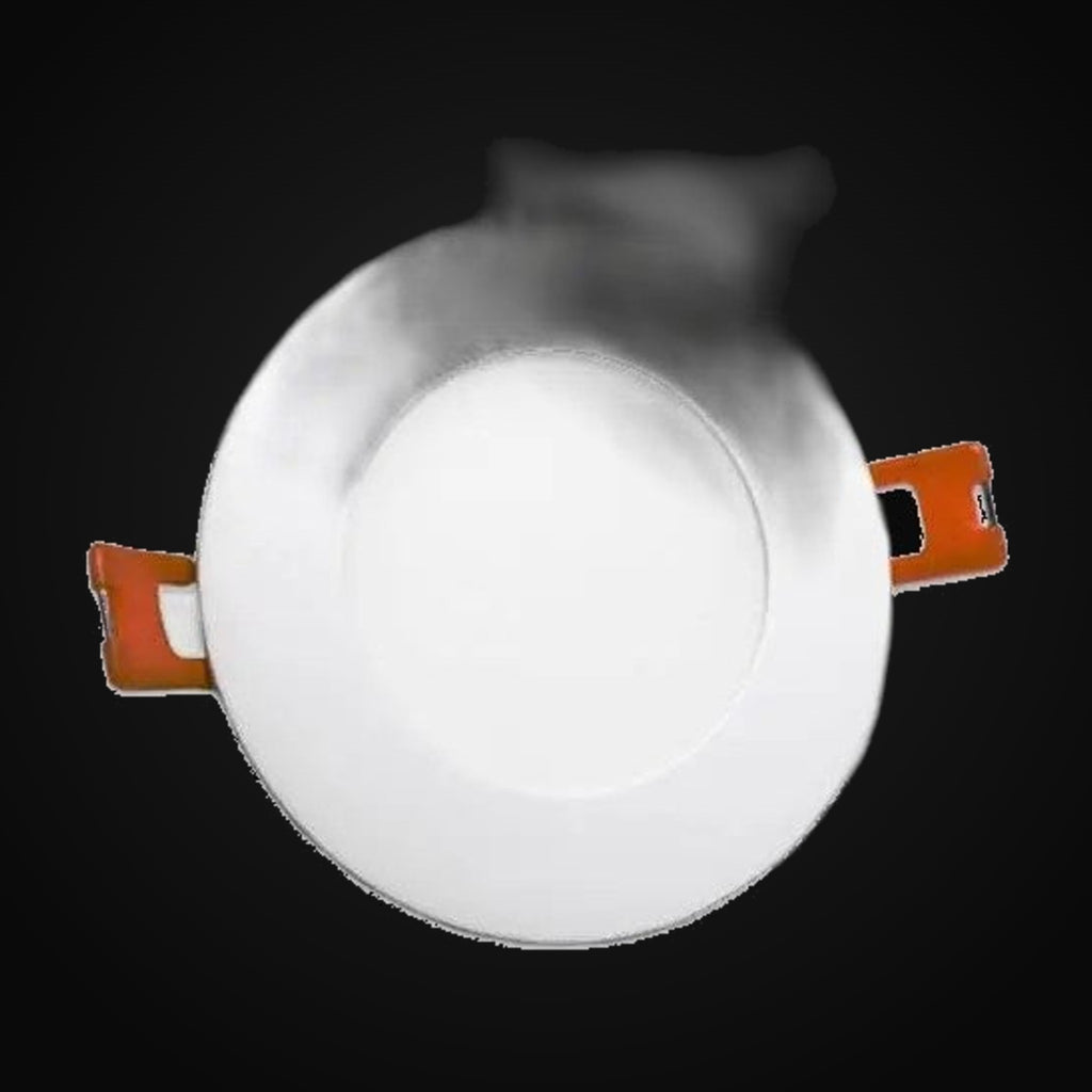 Panneau DEL mince 3 po, 9 W, gradable, 5CCT présélectionnable, 120 V, rond, emplacement humide