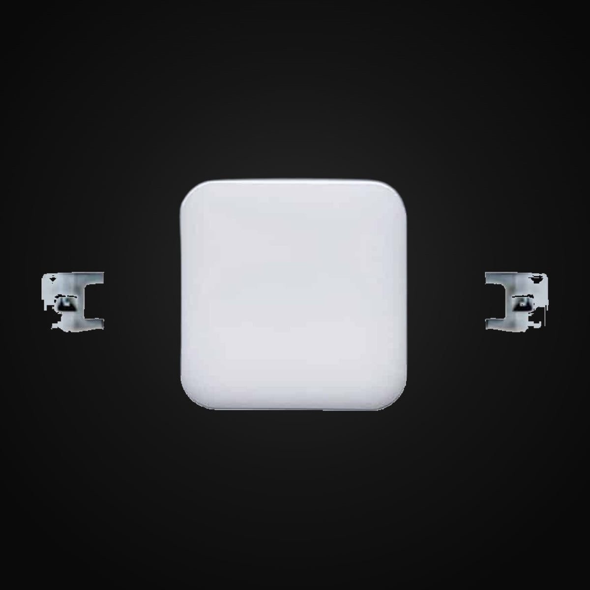 Encastré mince carré 4 po 12 W VO-SP4W12-120-D-5WAY (blanc ou noir)