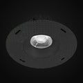Encastré DEL sans cadrage 4 po, 15 W, gradation triac, 1000 lm, 5CCT, 120 V, emplacement mouillé, rond, noir