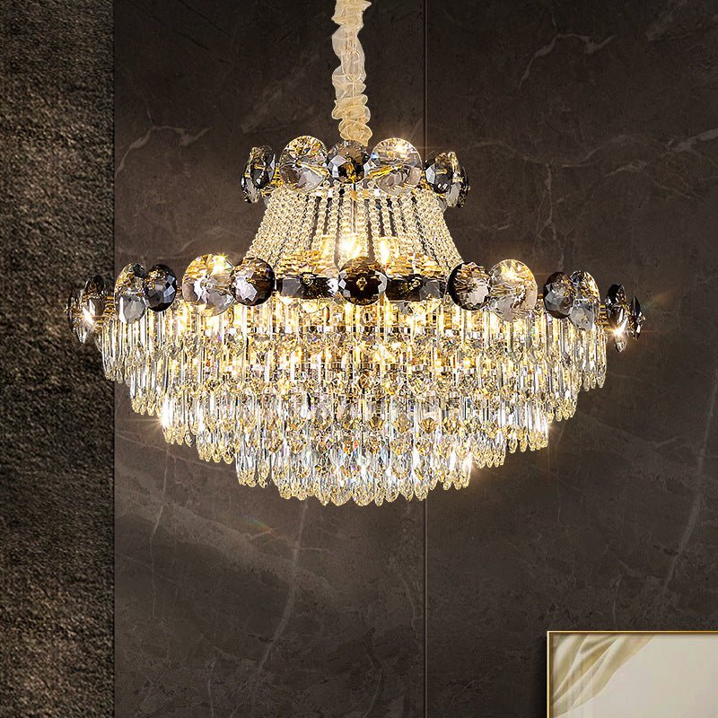 Lustre contemporain Gioro en cristal – vue 3