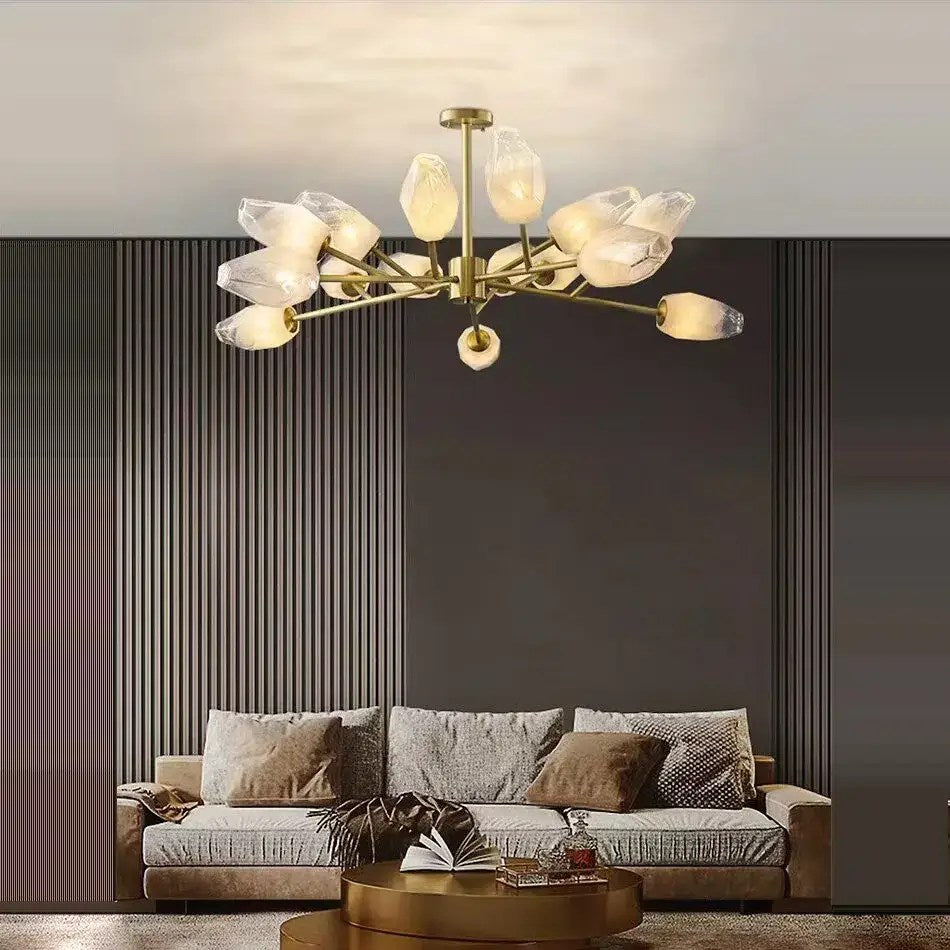 Lustre multi-lumières pour salon – vue 2