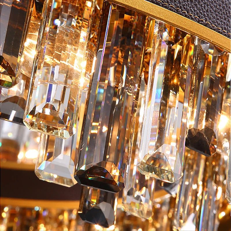 Lustre de salle à manger Calvi en cristal – vue 4