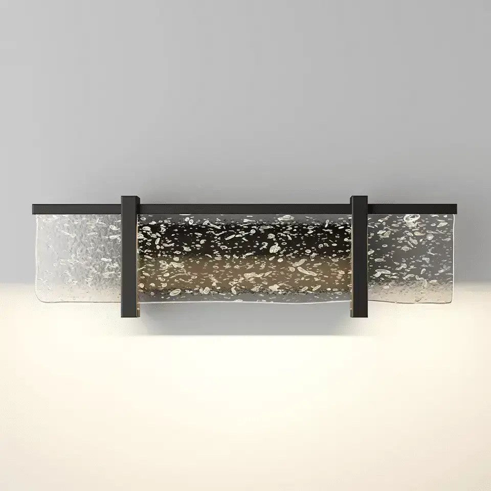 Applique de salle de bain Melted Ice noire