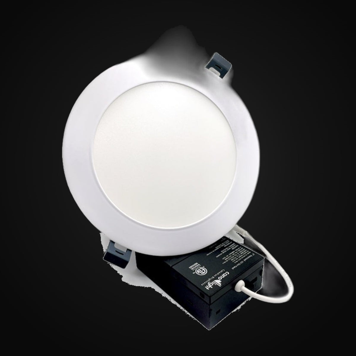 Encastré SMD 6 po 12 W, 90-130 V c.a., IP20, 1060 lm, 5CCT, 120°, IRC>85, blanc – garantie 5 ans