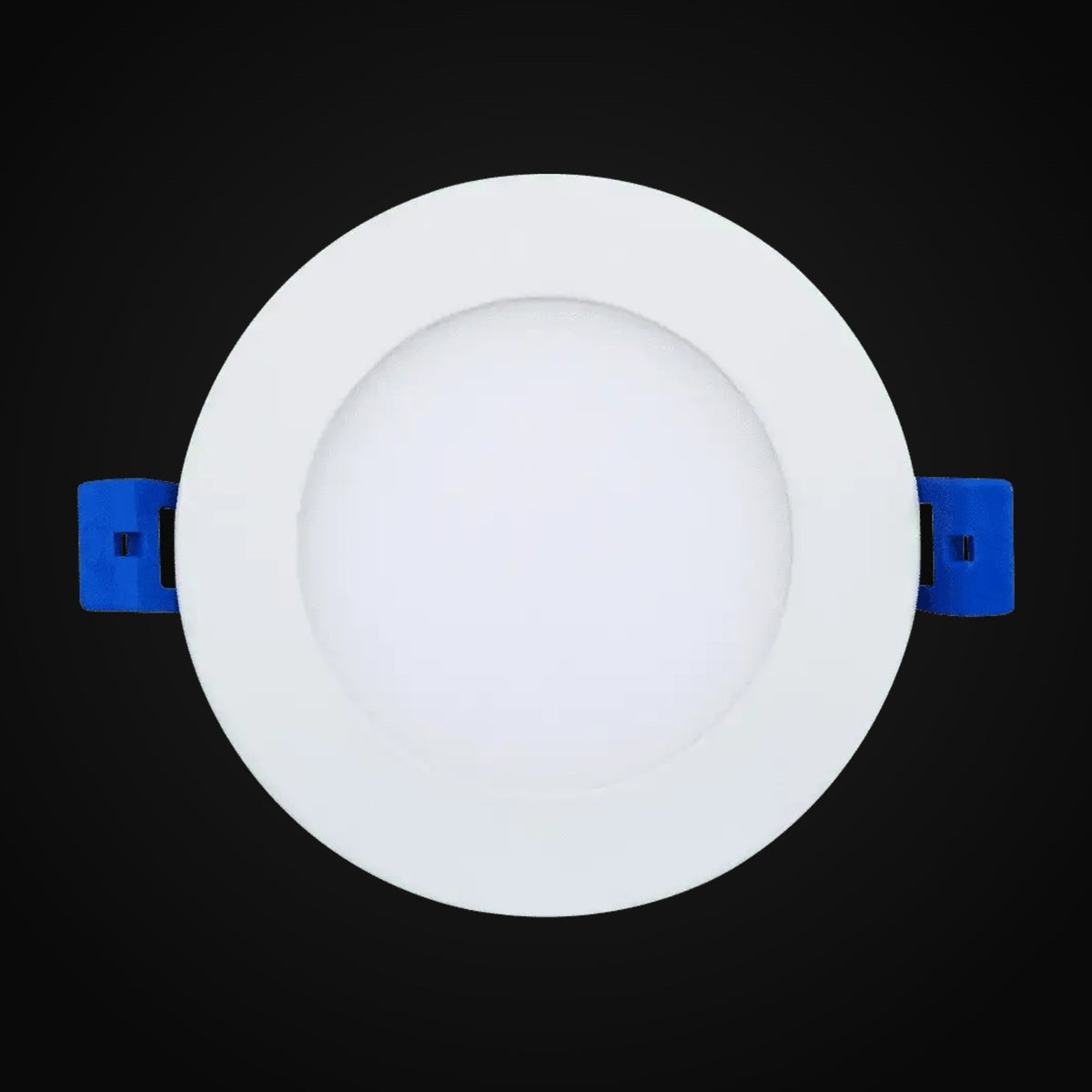 Panneau DEL mince 6 po, 15 W, 1220 lm, gradable, 5CCT présélectionnable, 120 V, rond, emplacement humide
