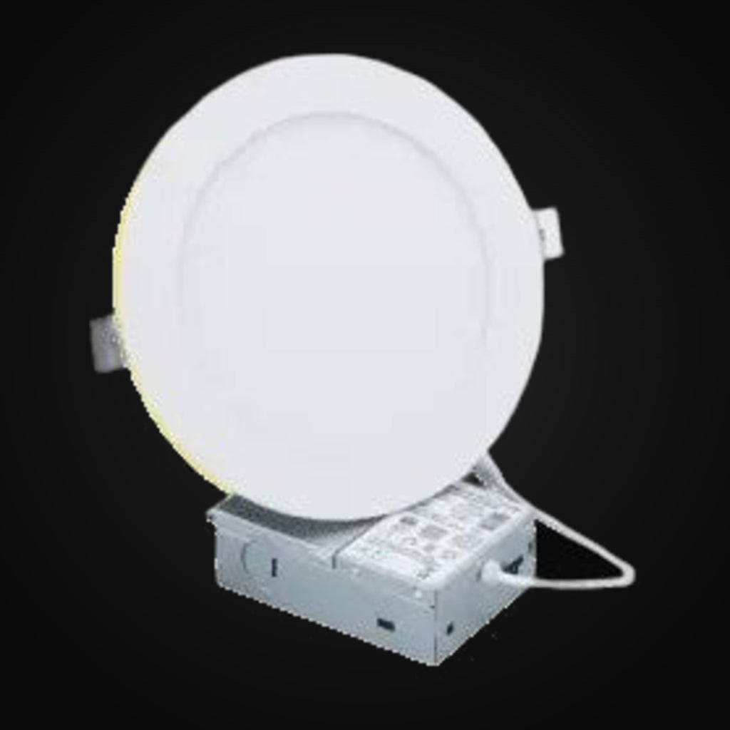 Panneau encastré mince 6 po avec veilleuse 12 W – P02106-NL-12W