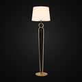 Lampadaire Harper 61 po H, noir et or antique