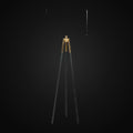 Lampadaire 62,5 po, or industriel