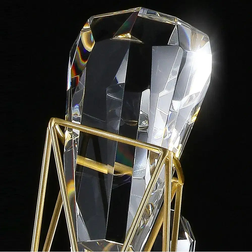 Lustre Villa 8 lumières en cristal – vue 3