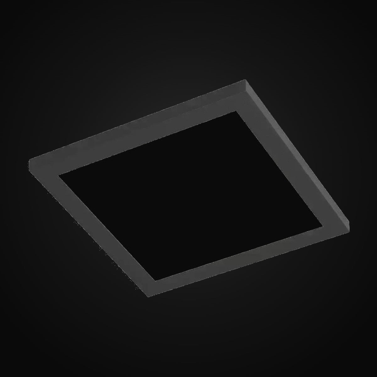 Skylight carré 7 po 3000K noir