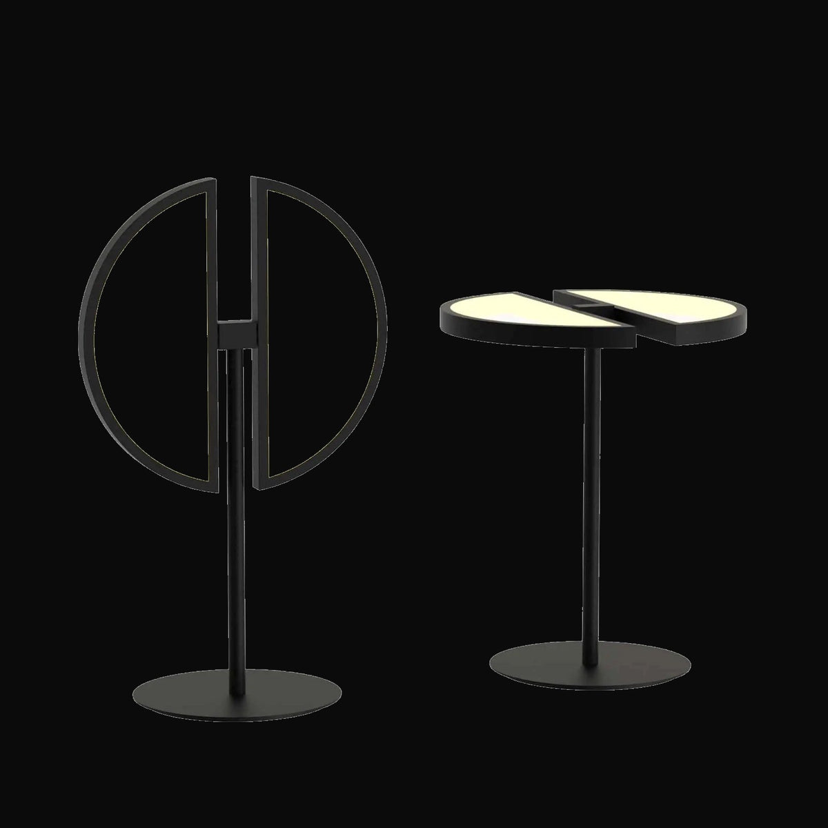 Lampe de table Vector Ø 12 po x 22 po H