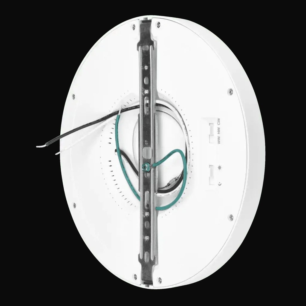 Plafonnier 6,5 po 3CCT avec détecteur PIR, rond, 12 W, ajustable – vue 2