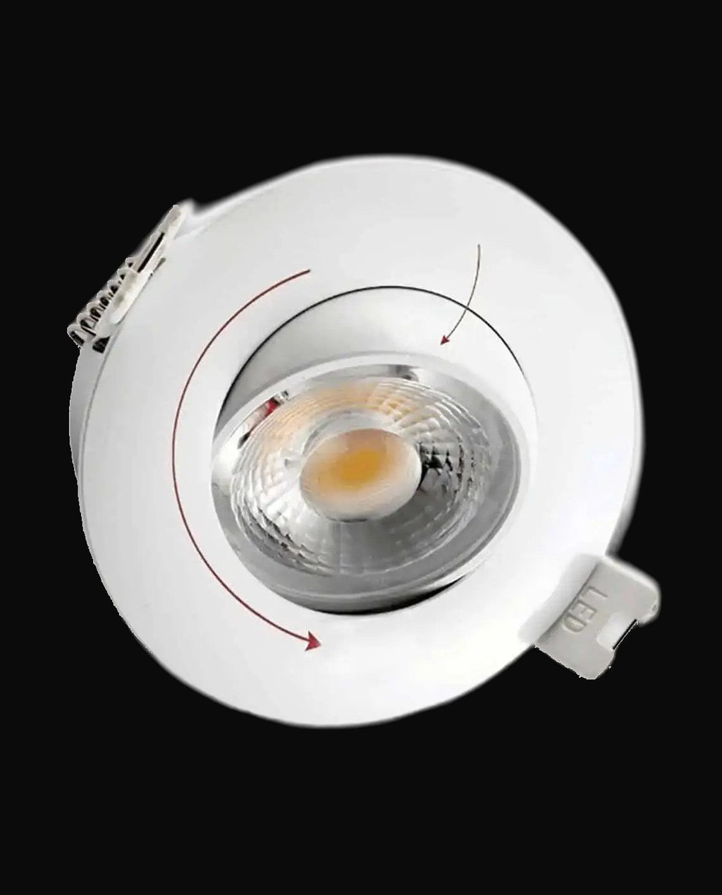 Encastré orientable (eyeball) rond 4 po 3CCT – vue 4