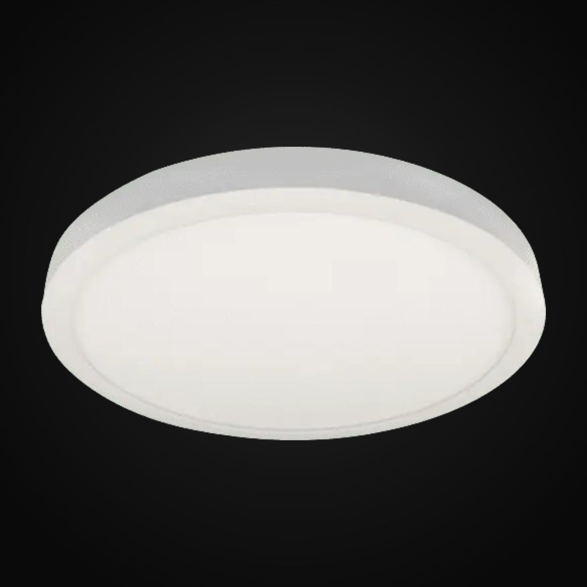 Plafonnier DEL 8 po, 18 W, 1100 lm, 5CCT présélectionnable, gradation triac, IC et emplacement mouillé, rond