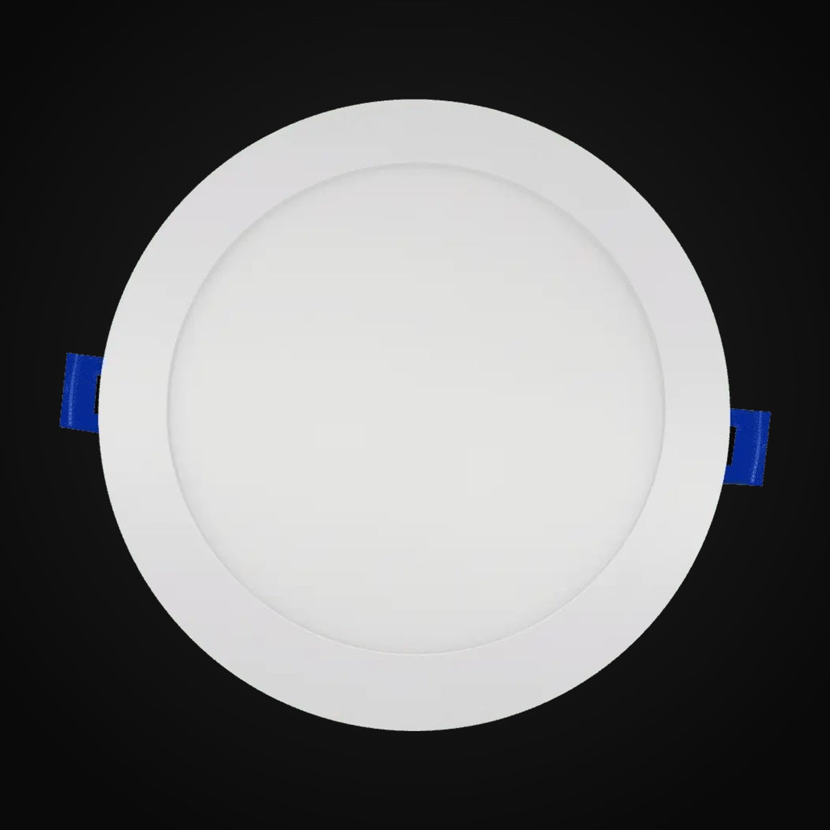 Panneau DEL mince 8 po, 18 W, 1200 lm, gradable, 5CCT présélectionnable, 120 V, rond