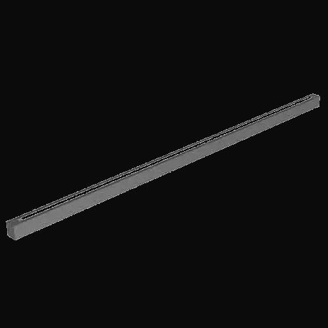 Luminaire linéaire architectural 8 pi 100 W, noir