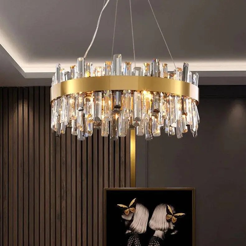 Lustre moderne Asti en cristal – vue 2