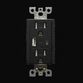 Chargeur USB et prise double inviolable, type A+C, 20 A