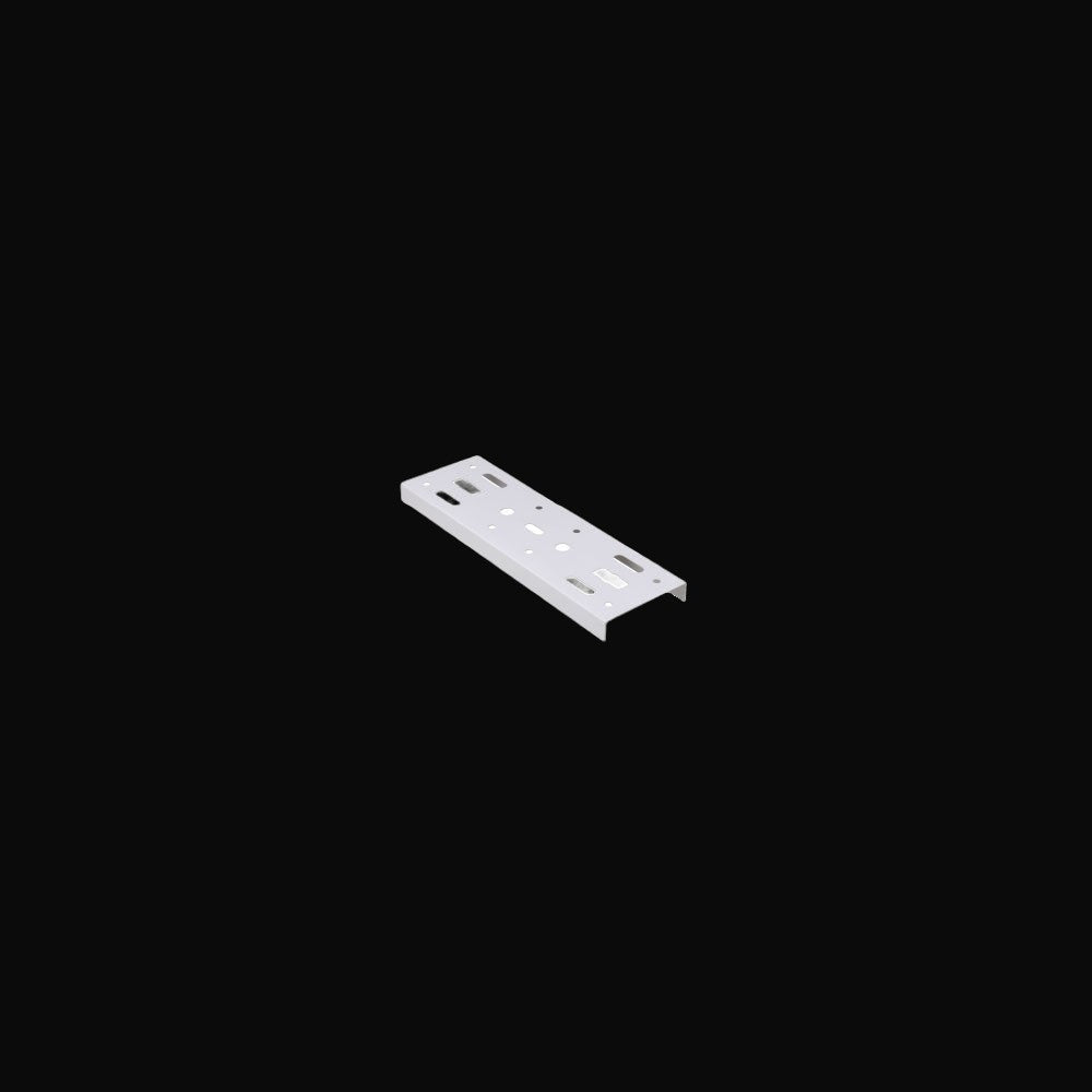 Support central pour joindre des luminaires linéaires industriels suspendus
