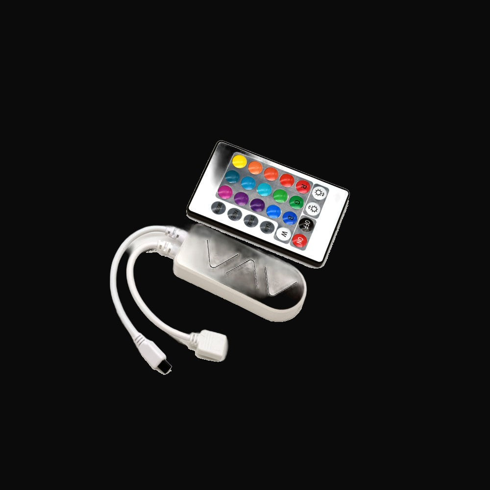 Contrôleur RGBW Wi-Fi intelligent + télécommande, 24 V c.c., 5 broches