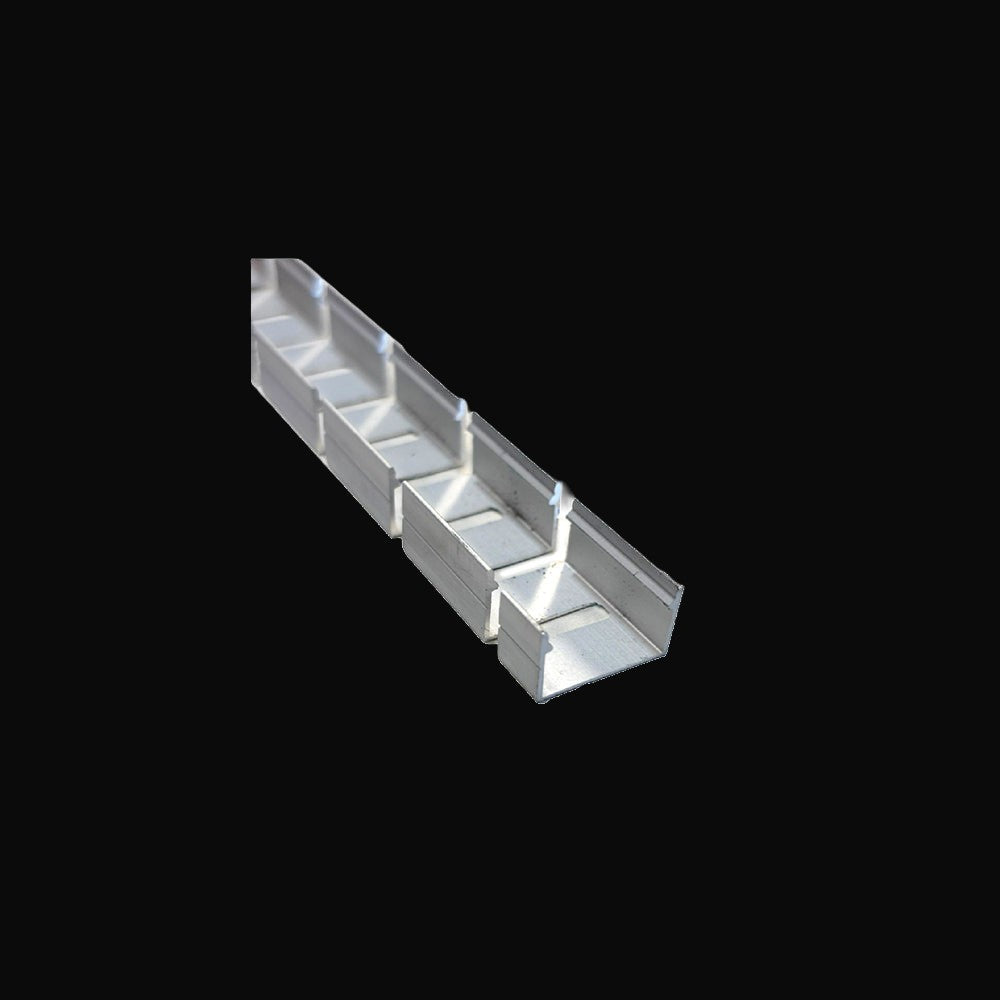Profilé d'aluminium flexible en surface 1913 gauche/droite/haut/bas avec diffuseur silicone et 2 embouts, 8 pi, argent