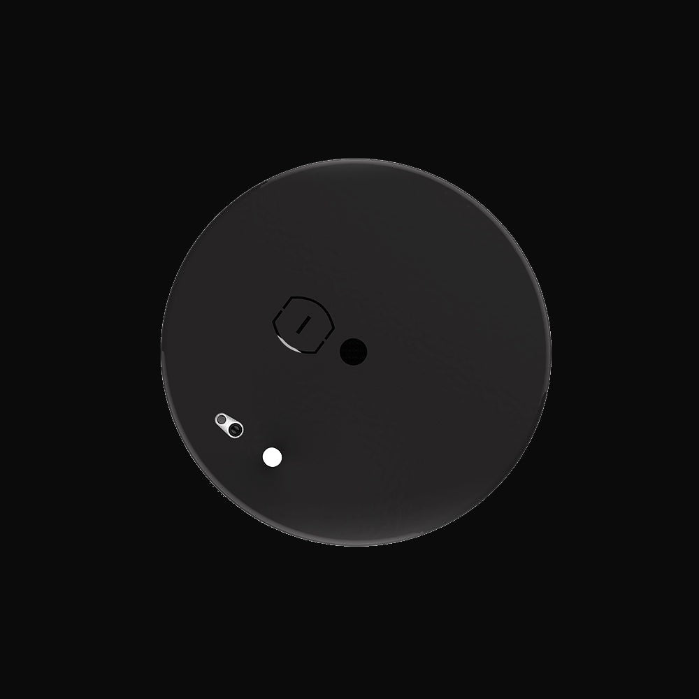 Détecteur enfichable micro-ondes avec canopée et bornier haute tension pour luminaires LL1, noir