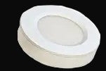 Rondelle DEL 3 W, 24 V c.c., 3CCT, 220 lm, IRC>80, gradable, anneau et boîtier d'aluminium, découpe 69x15,5, blanc mat, cETL